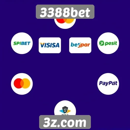 Métodos de pagamento disponíveis no 3388bet